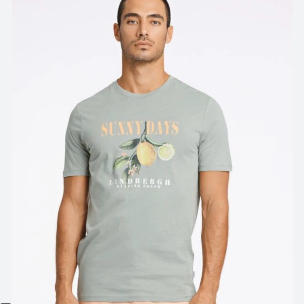 Lindbergh Men's Small Cotton Graphic T-Shirt